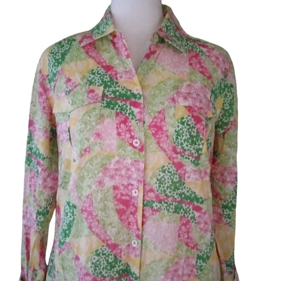 Lilly Pulitzer Long Sleeve Eliot Wing Ding of a Patch Dress Size Small Pockets - Picture 5 of 15